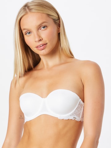 Hunkemöller Bandeau Bra 'Angie' in White