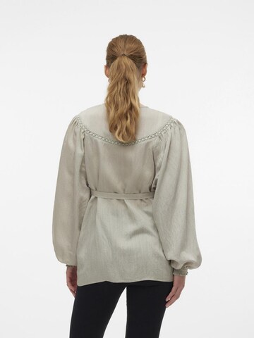 MAMALICIOUS Blouse 'Ziara Lia' in Grey