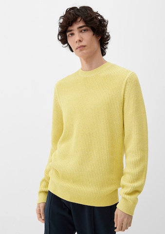 s.Oliver Sweater in Yellow: front