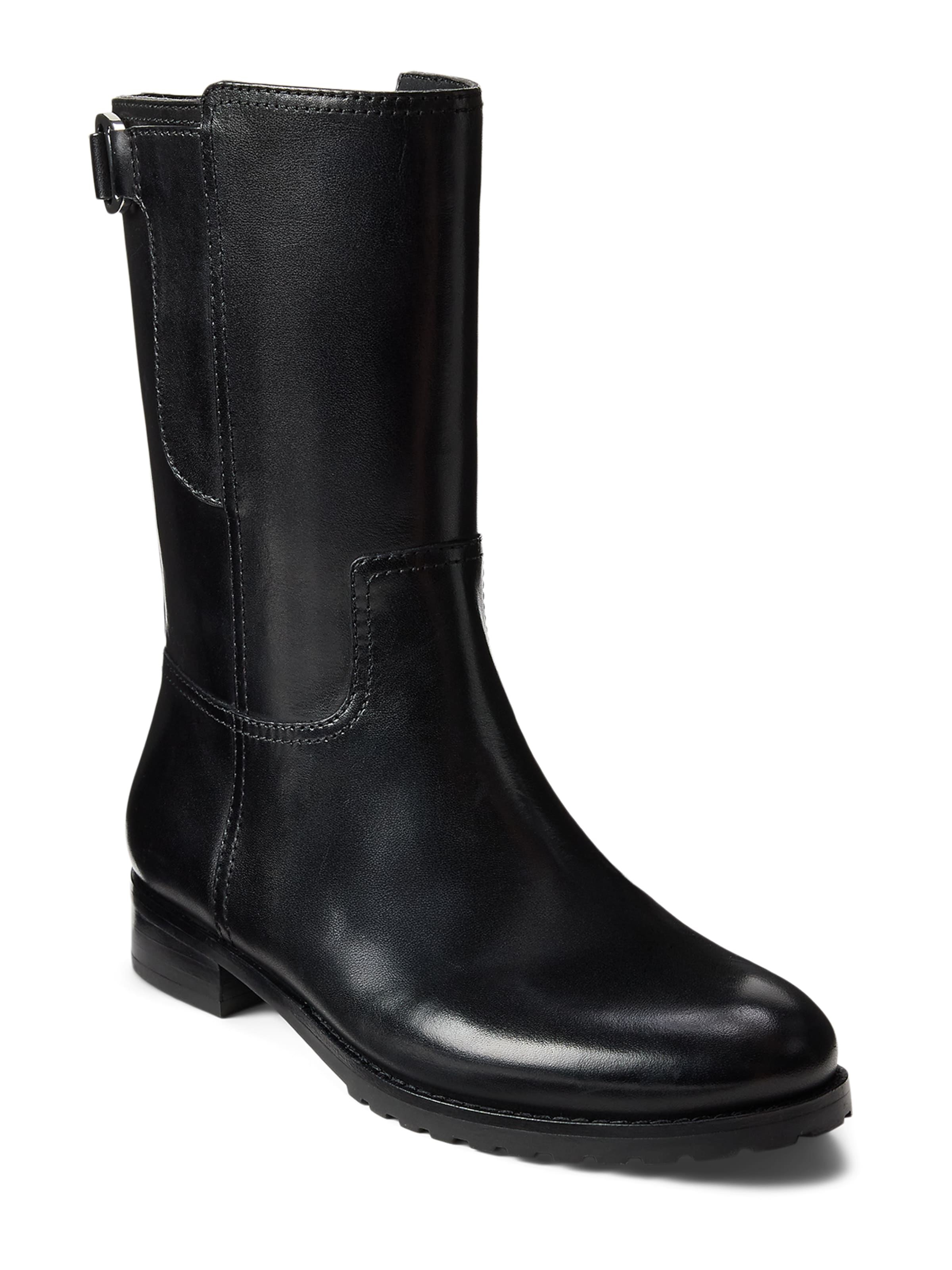 Bottines 'TASHA' Lauren Ralph Lauren en noir : devant