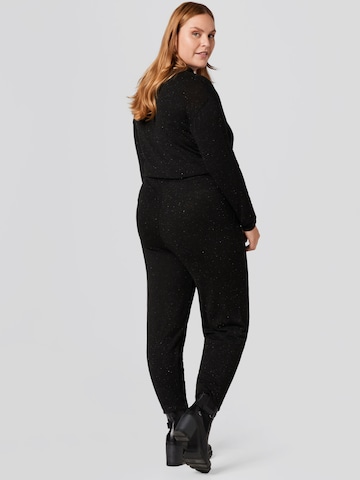 Guido Maria Kretschmer Curvy Tapered Pants 'Jenny' in Black