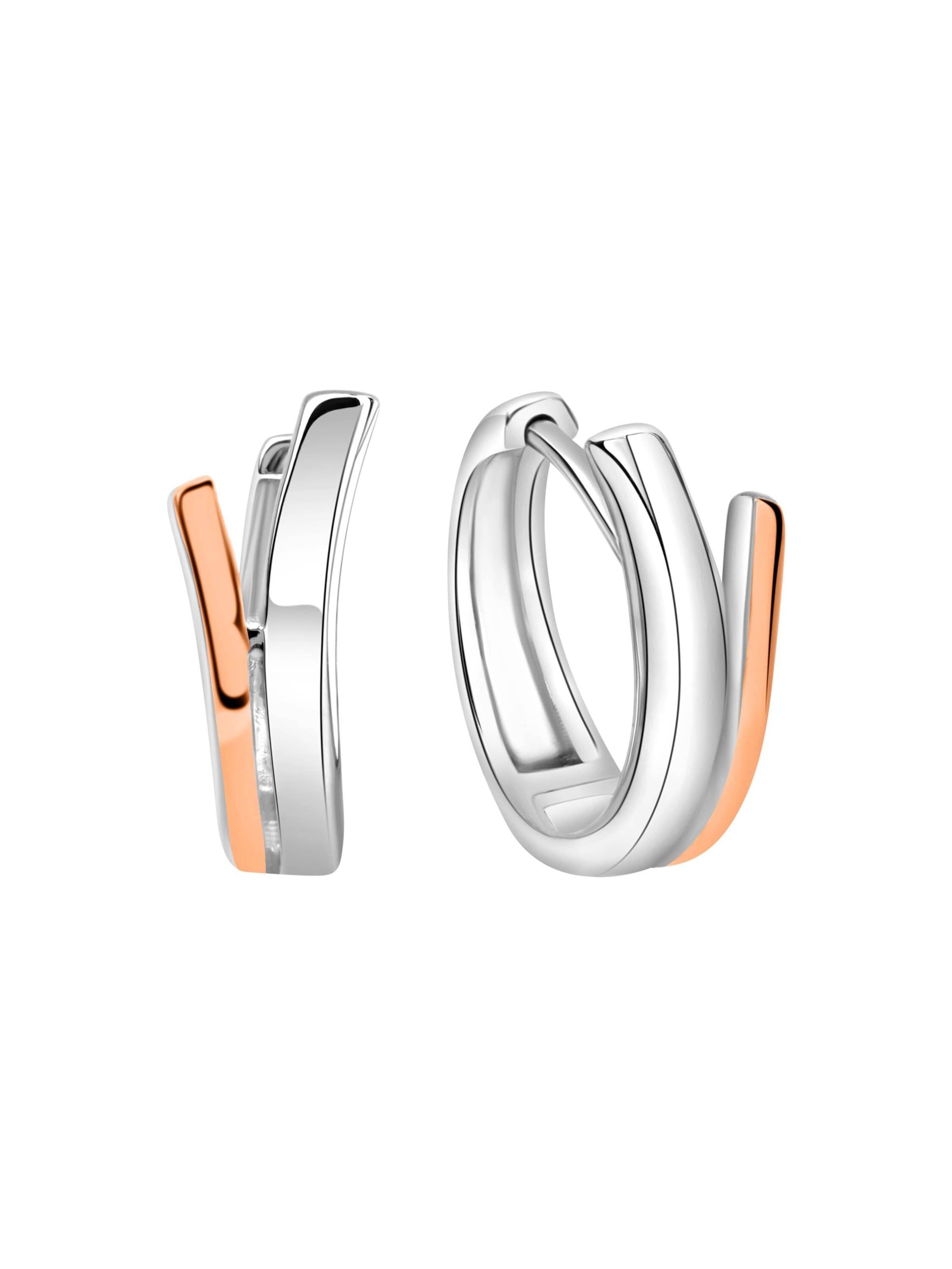 Boucles d'oreilles Zeeme en argent : devant