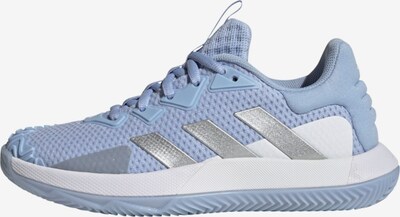 ADIDAS PERFORMANCE Chaussure de sport 'Solematch Control' en bleu clair / gris argenté / blanc, Vue avec produit