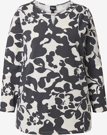 Ulla Popken Shirt in Schwarz: Vorderseite