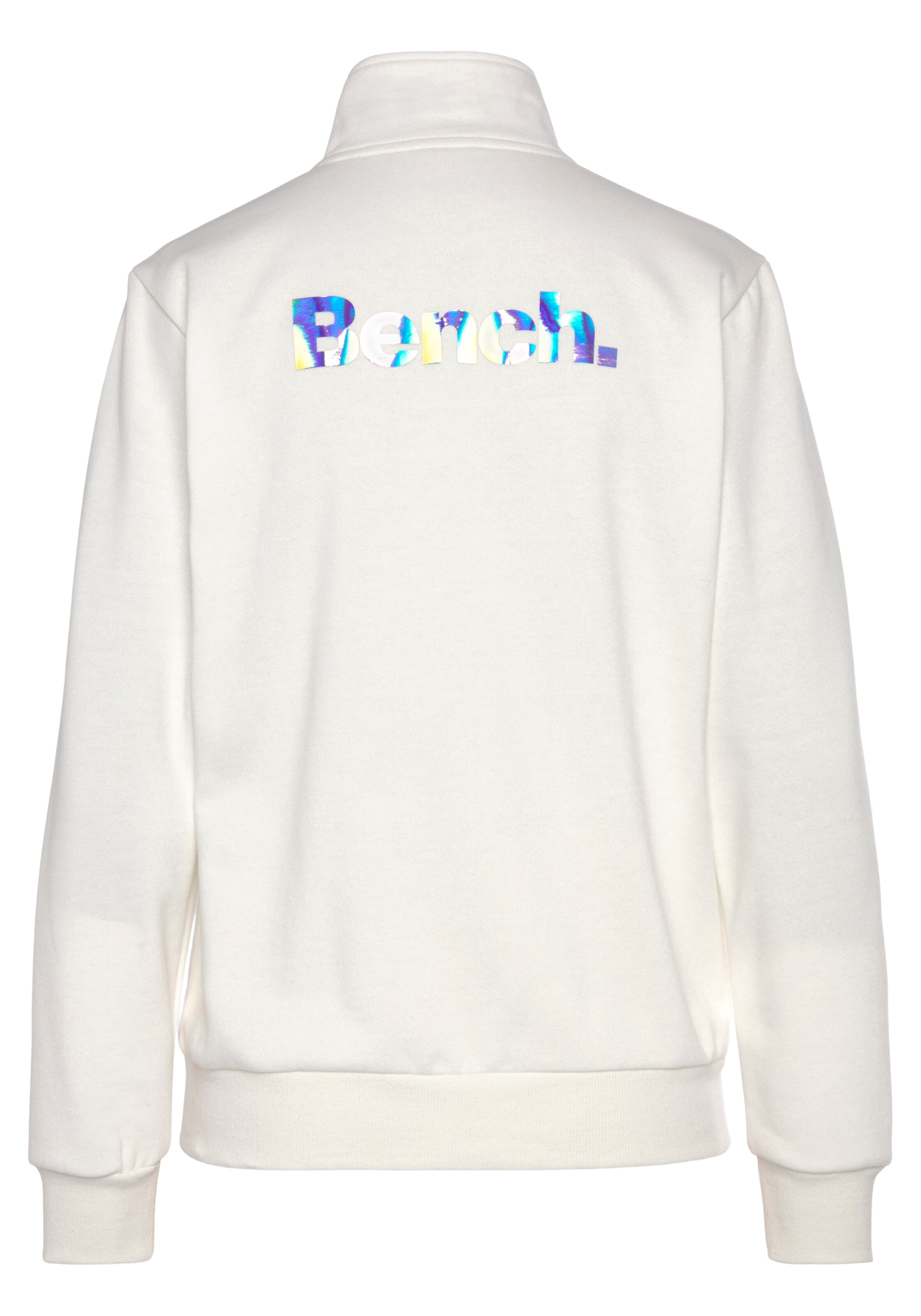 BENCH Zip-Up Hoodie in White