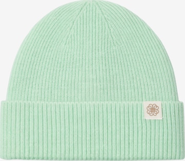 GOBI Cashmere Mütze 'Unisex Cashmere Rib Knit Beanie' in Grün: Vorderseite