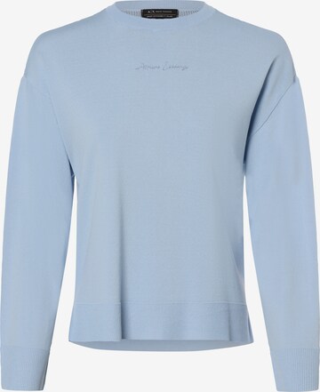 ARMANI EXCHANGE Sweater in Blue: front