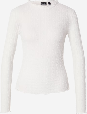 PIECES Särk 'PCPRIYA SANDRA', värv valge: eest vaates