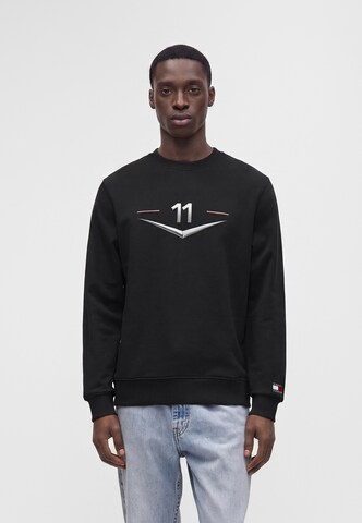 TOMMY HILFIGER Μπλούζα φούτερ 'TH X CF1' σε μαύρο