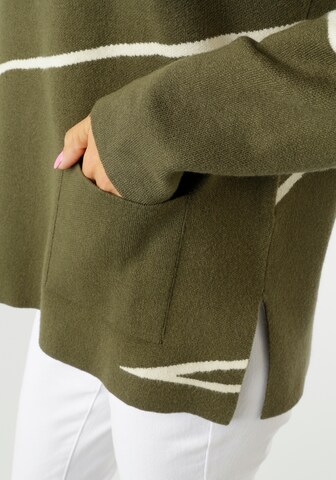 Aniston SELECTED Sweater in Green