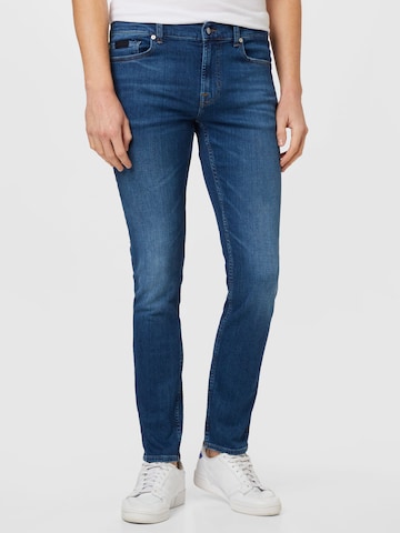 7 for all mankind Slimfit Jeans 'PAXTYN' in Blauw: voorkant