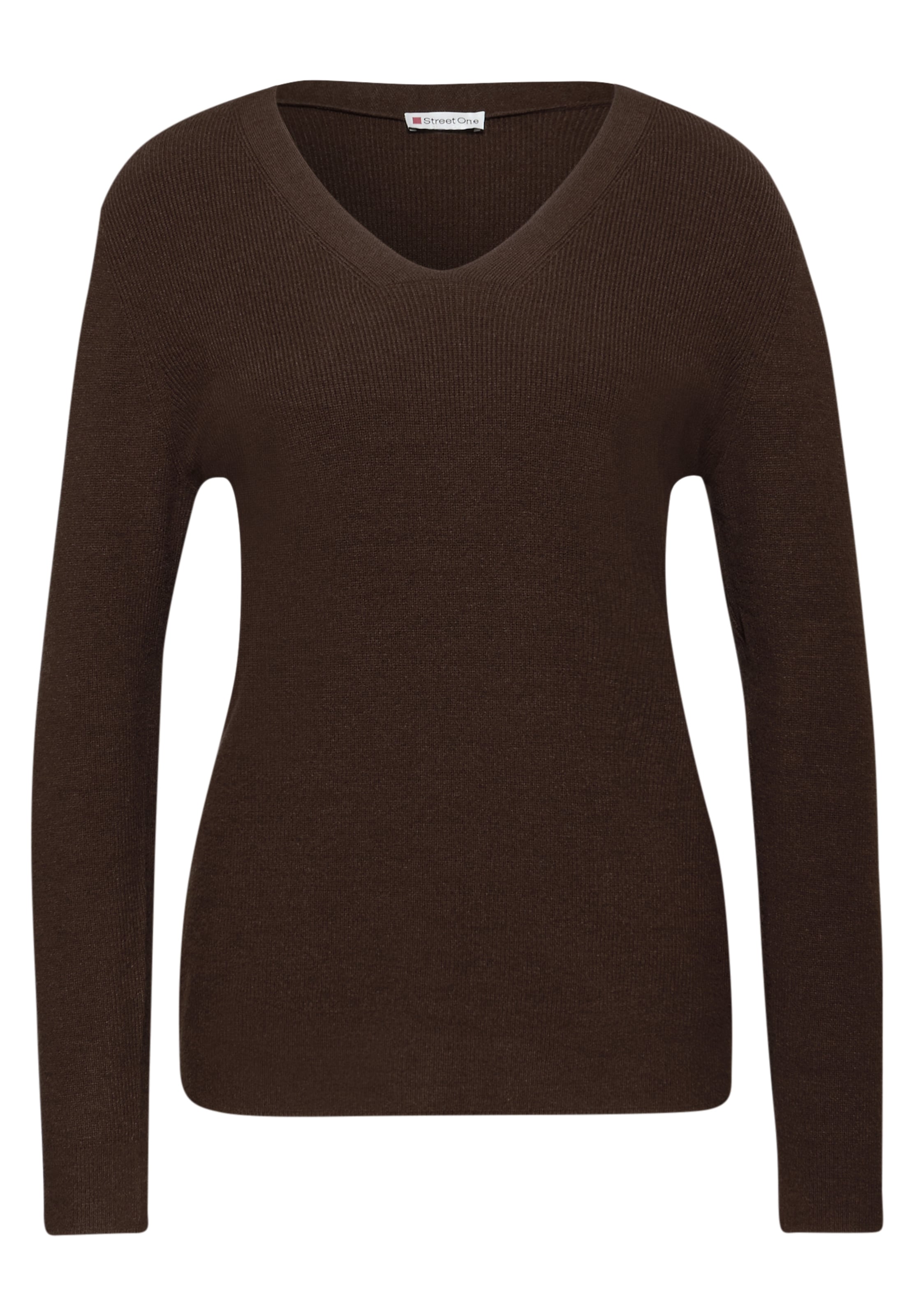 STREET ONE Pullover in Braun: Vorderseite