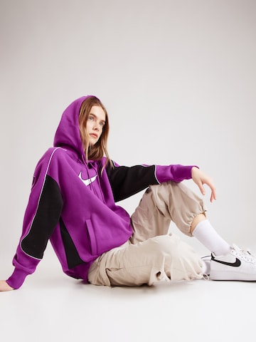 Nike Sportswear Sweatshirt in Purple