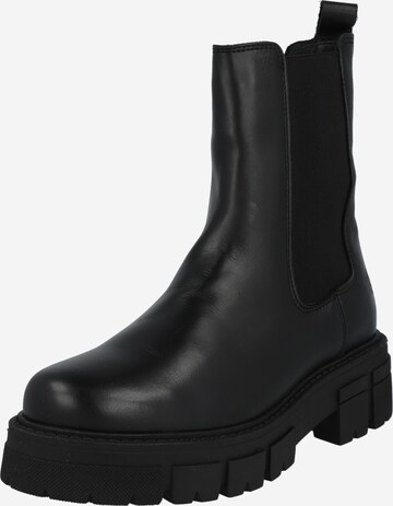 Apple of Eden Chelsea boots 'CONNY' in Zwart: voorkant