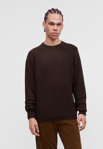Carhartt WIP Pullover 'Anglistic' in Braun: Vorderseite