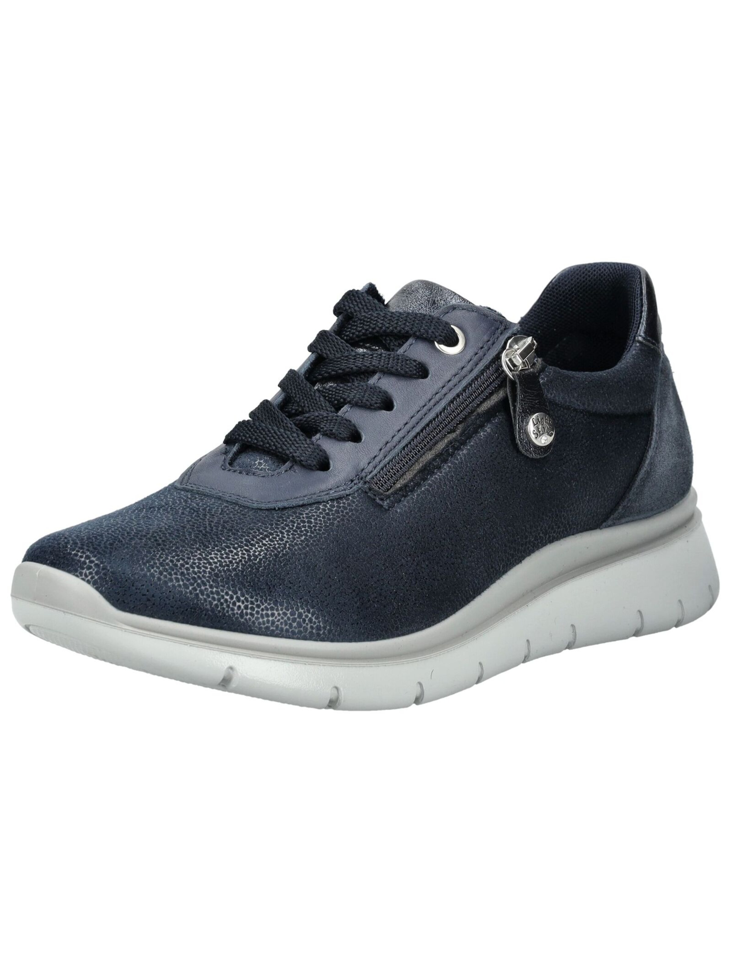 Baskets basses IMAC en bleu : devant