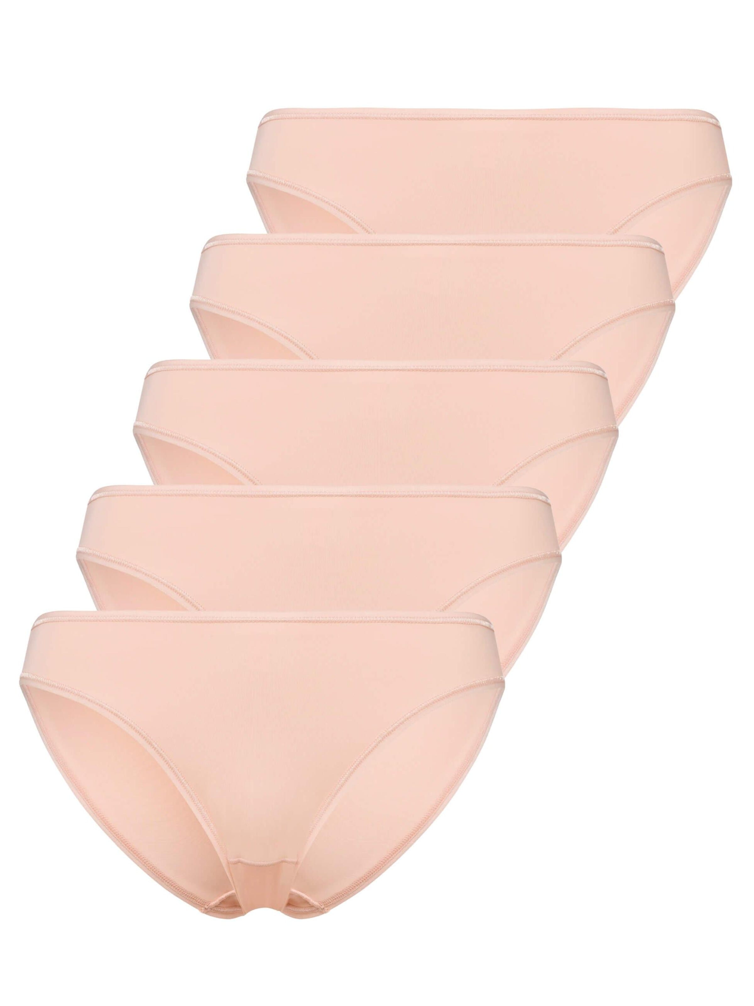 BeeDees Panty 'Hüftslip Stepy Soft Tai (5-er Pack) mit schmalem Bund' in Beige: front