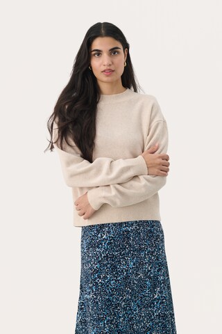 Part Two Pullover 'Maria' in Beige: Vorderseite