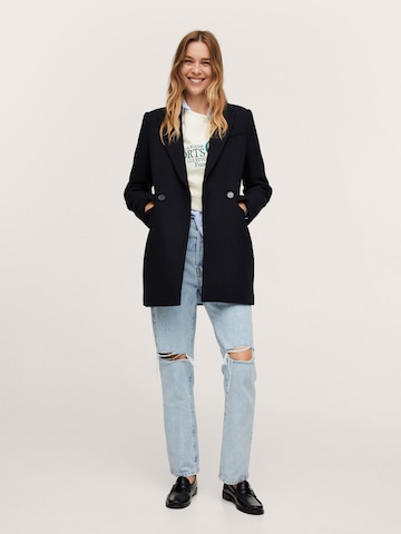 MANGO Between-Seasons Coat 'Dali' in Black