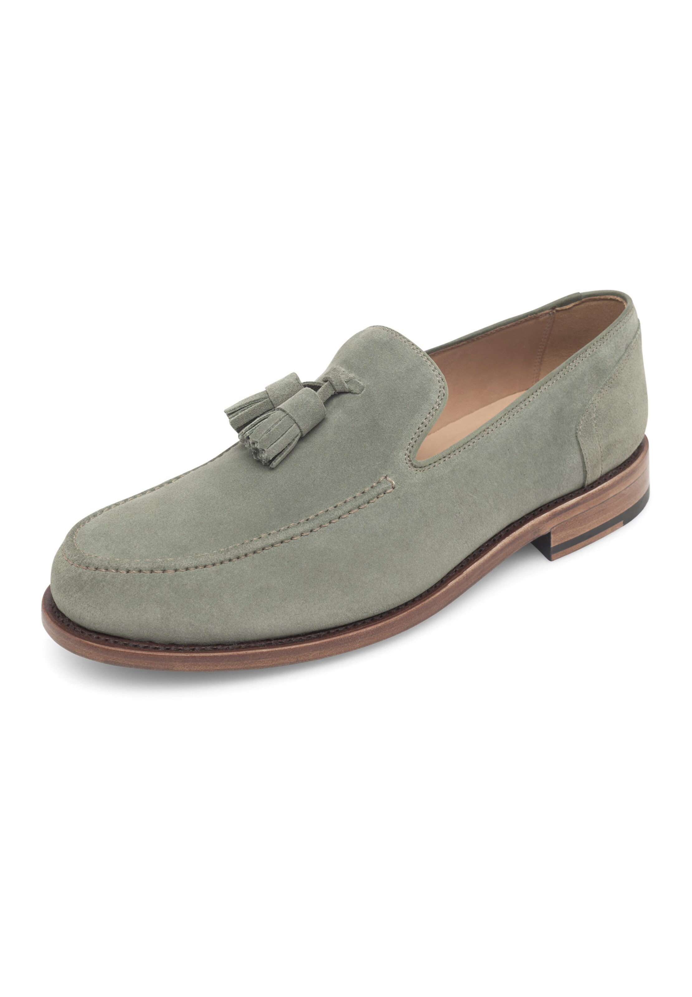 Henry Stevens Slipper 'Haywood TL' in Grün: Vorderseite