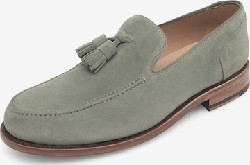 Henry Stevens Slip-ons 'Haywood TL' in Green: front