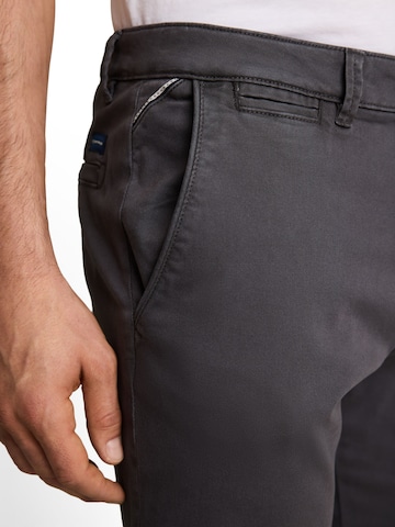 TOM TAILOR Slim fit Chino Pants 'SIMON' in Grey