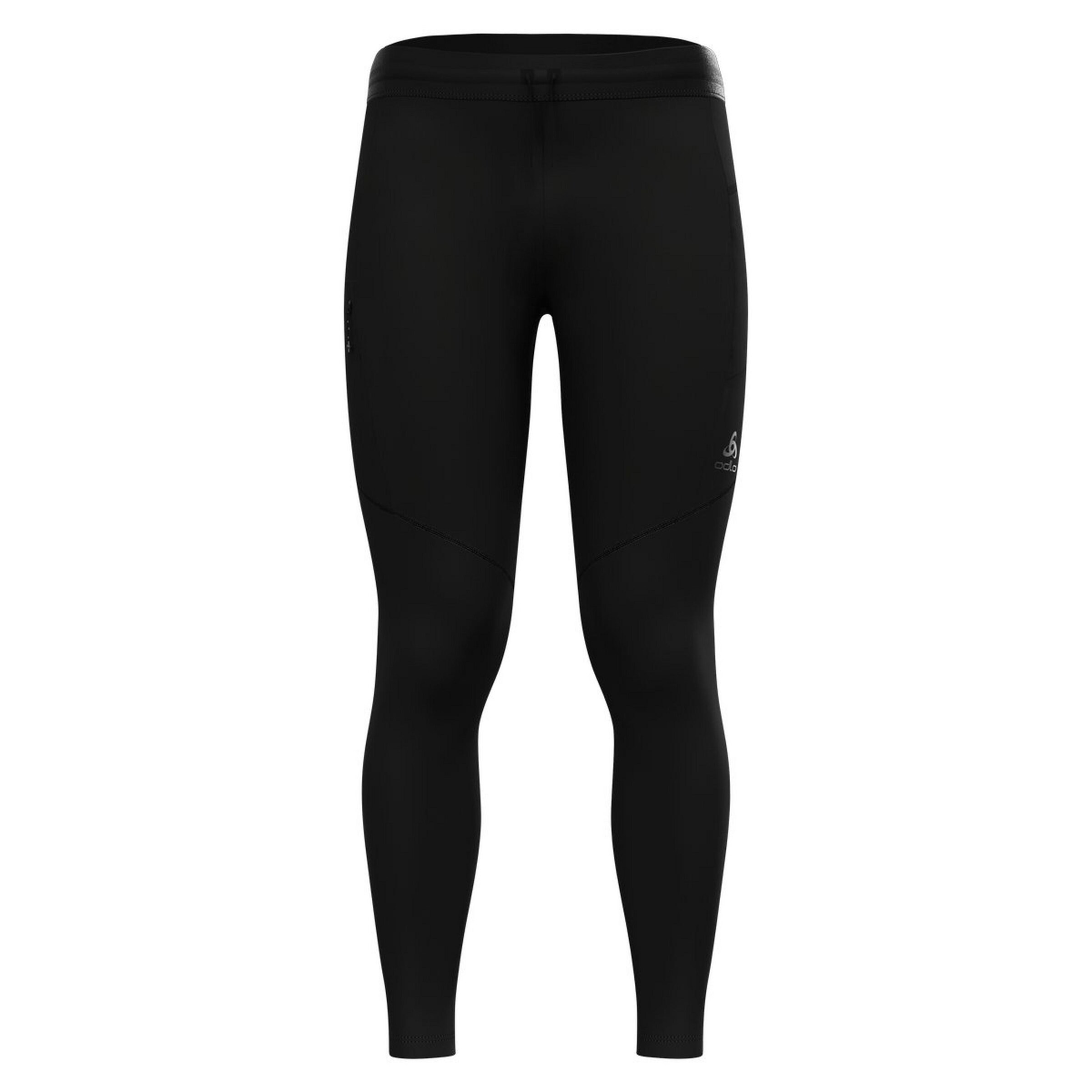 ODLO Slimfit Sporthose 'Zeroweight' in Schwarz: Vorderseite