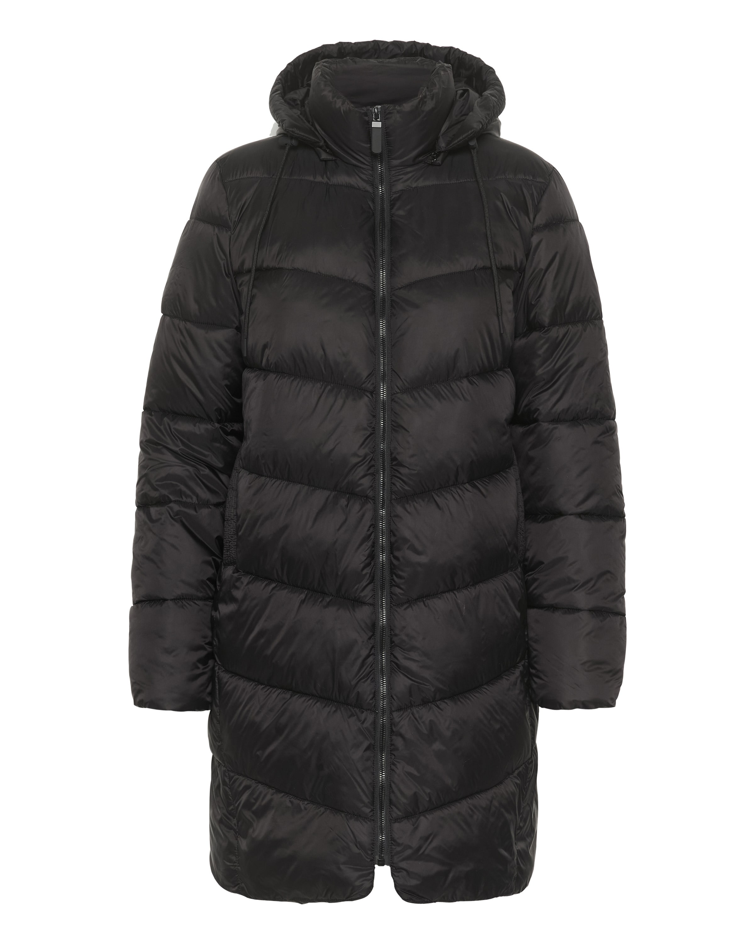 Kaffe Winterjas 'Susanne' in Zwart: voorkant