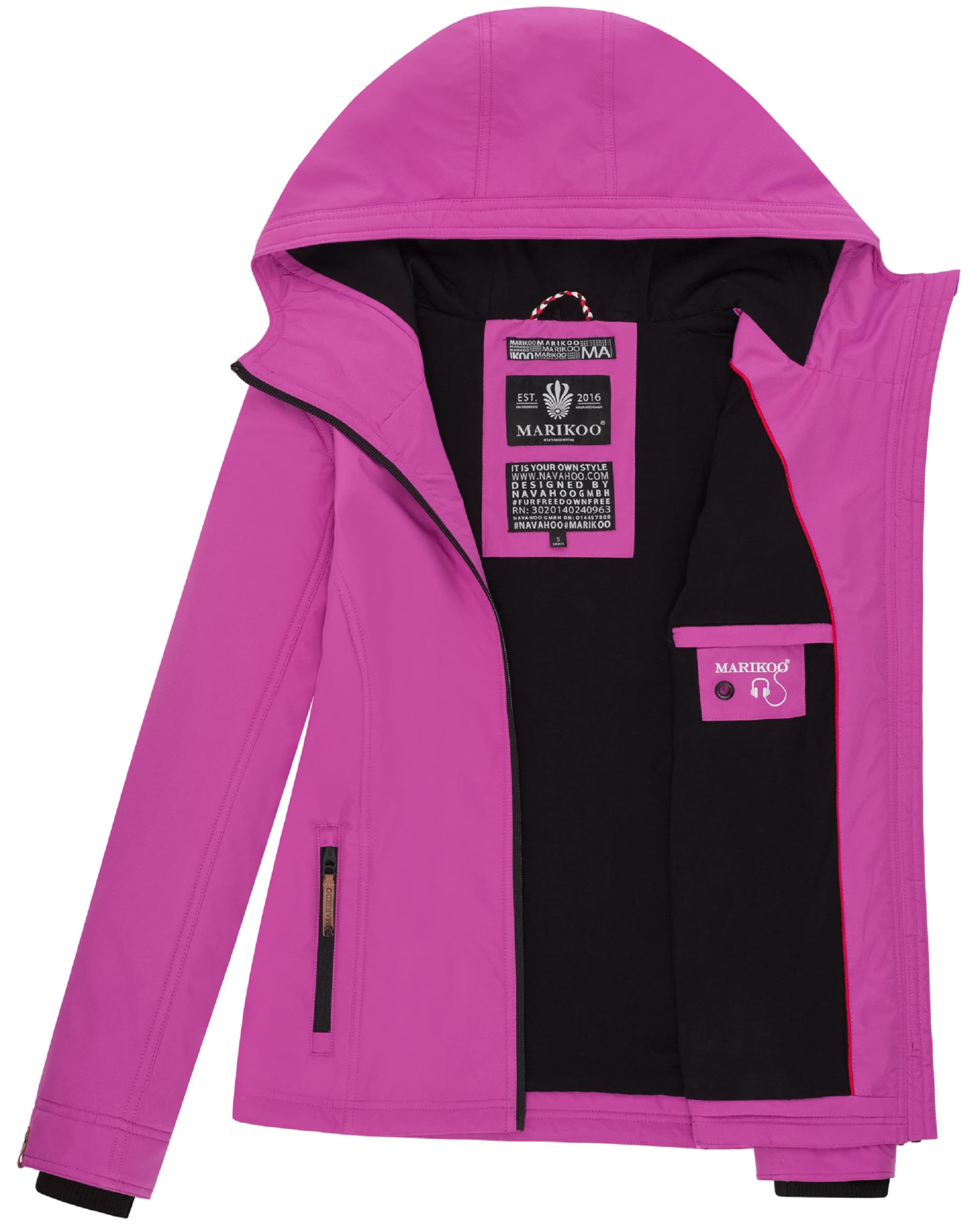 Veste mi-saison 'Brombeere' MARIKOO en rose