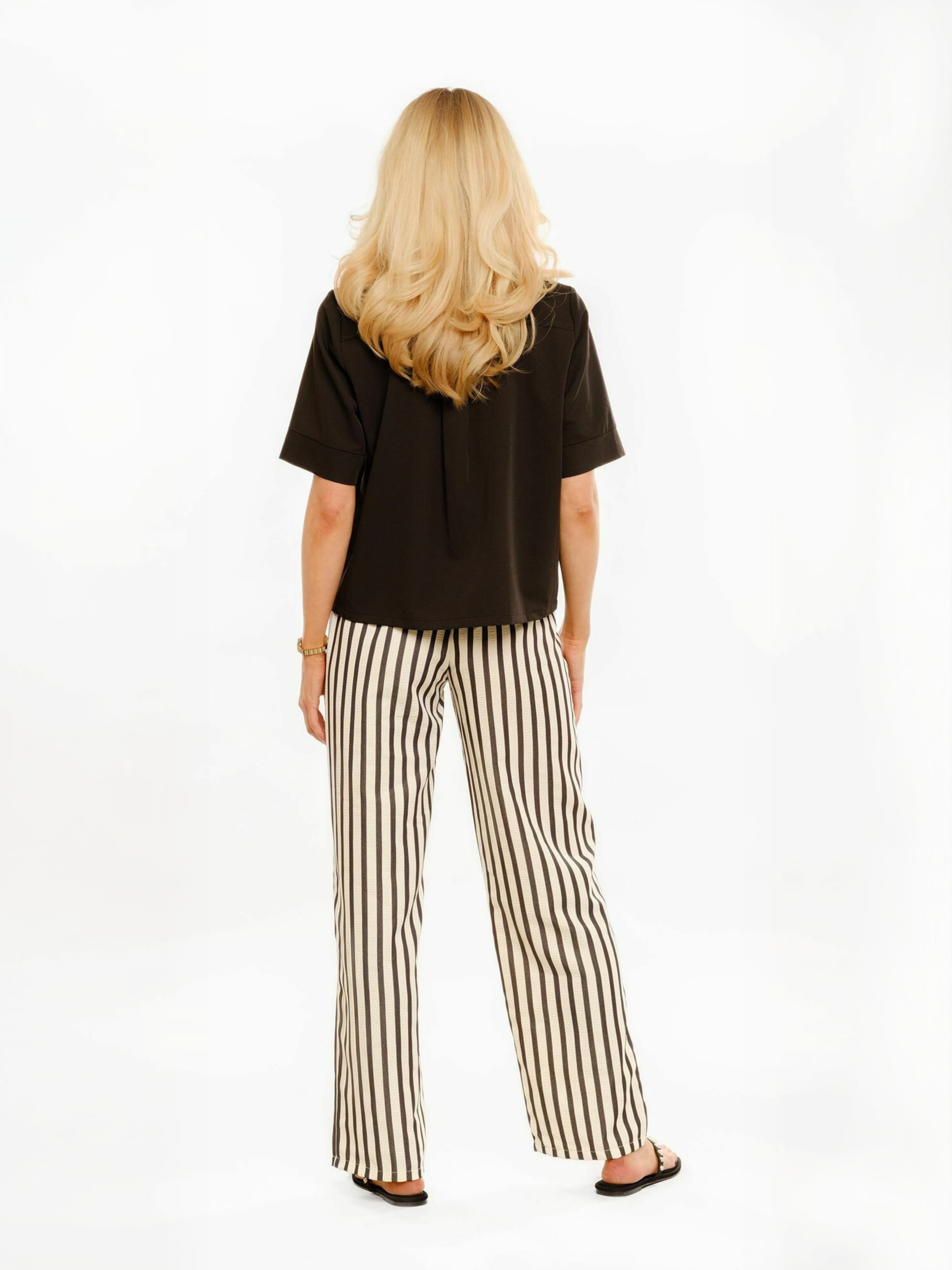 Regular Pantalon ' SISSI ' Liberte Essentiel en noir