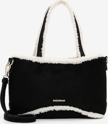 Cabas 'Heiderose' Emily & Noah en noir : devant