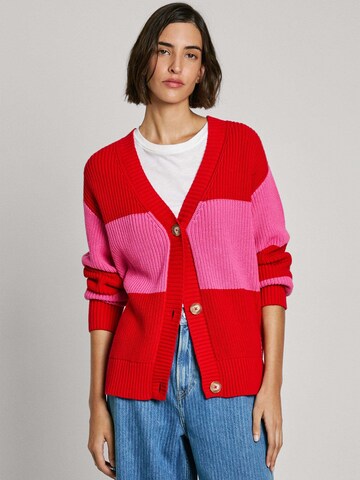 Pepe Jeans Вязаная кофта 'Paloma' в Ярко-розовый