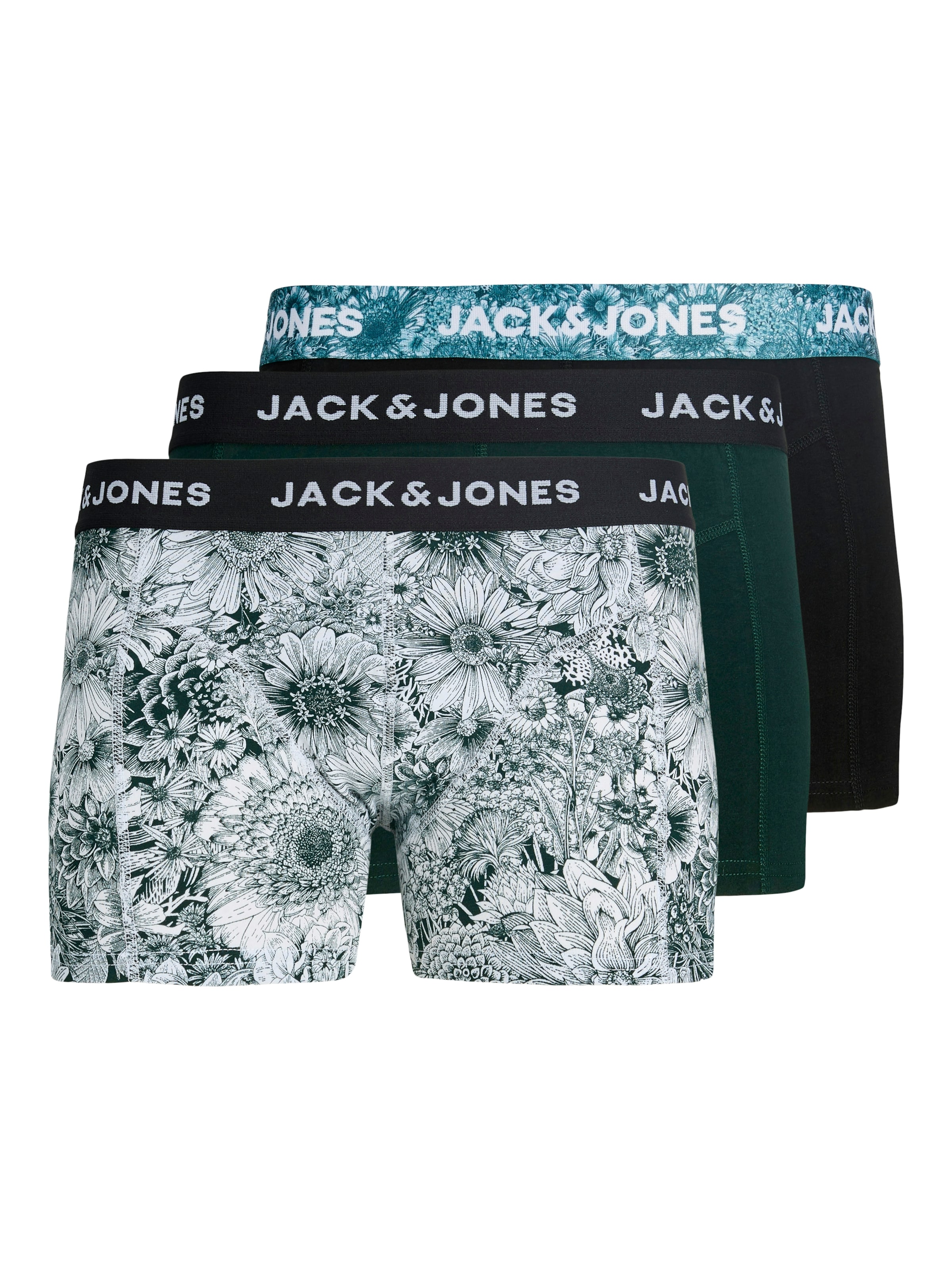 Boxers 'JACAdrian' JACK & JONES en vert : devant