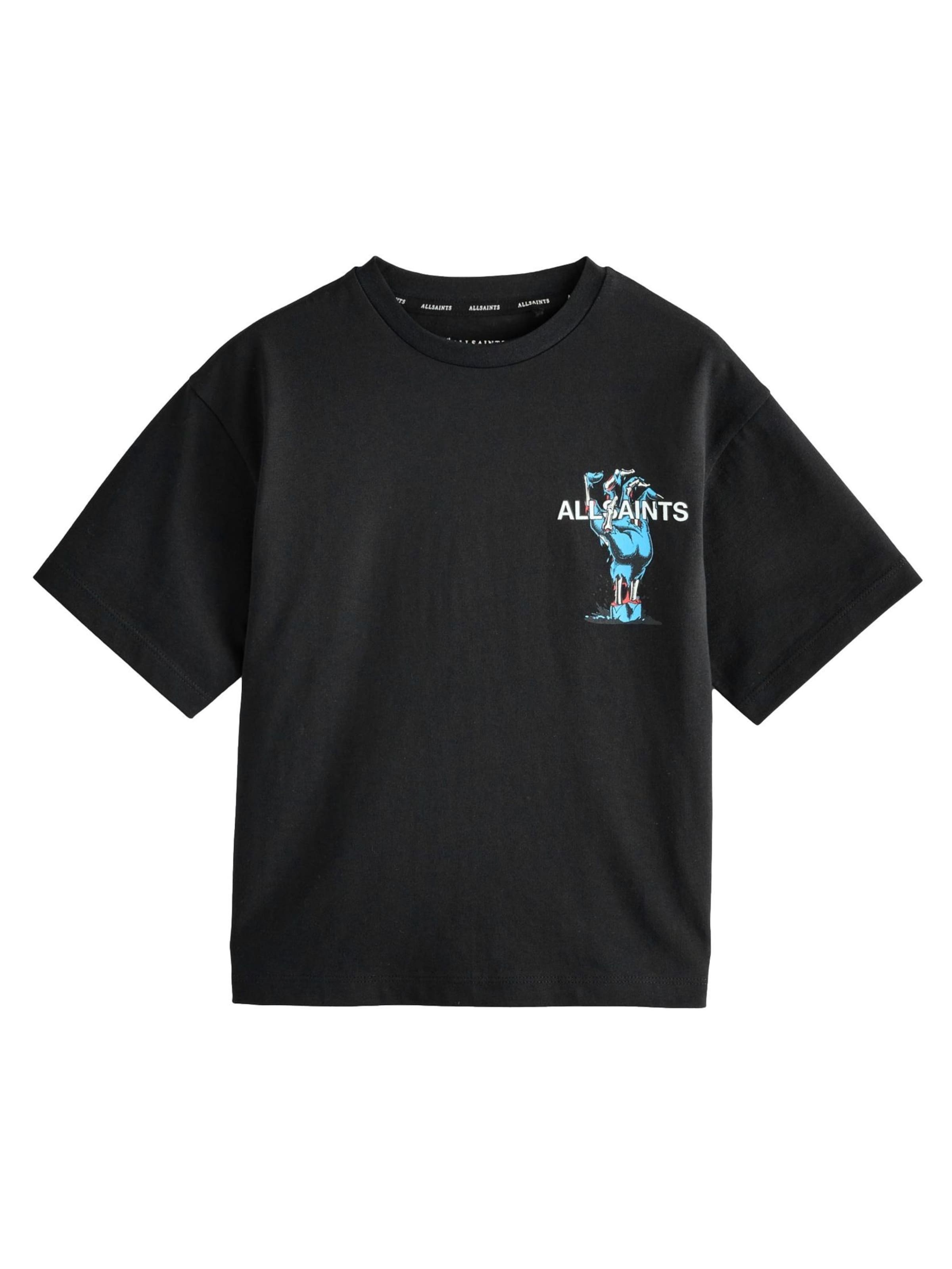 smALLSAINTS - Camiseta en negro: frente