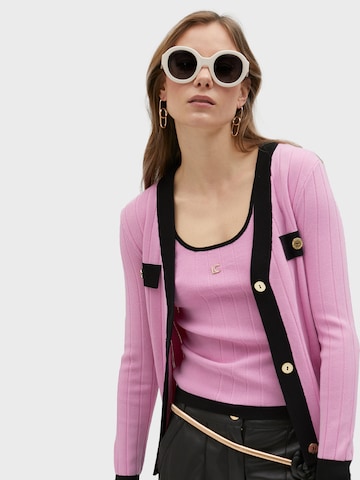 Lola Casademunt Knit cardigan in Pink: front