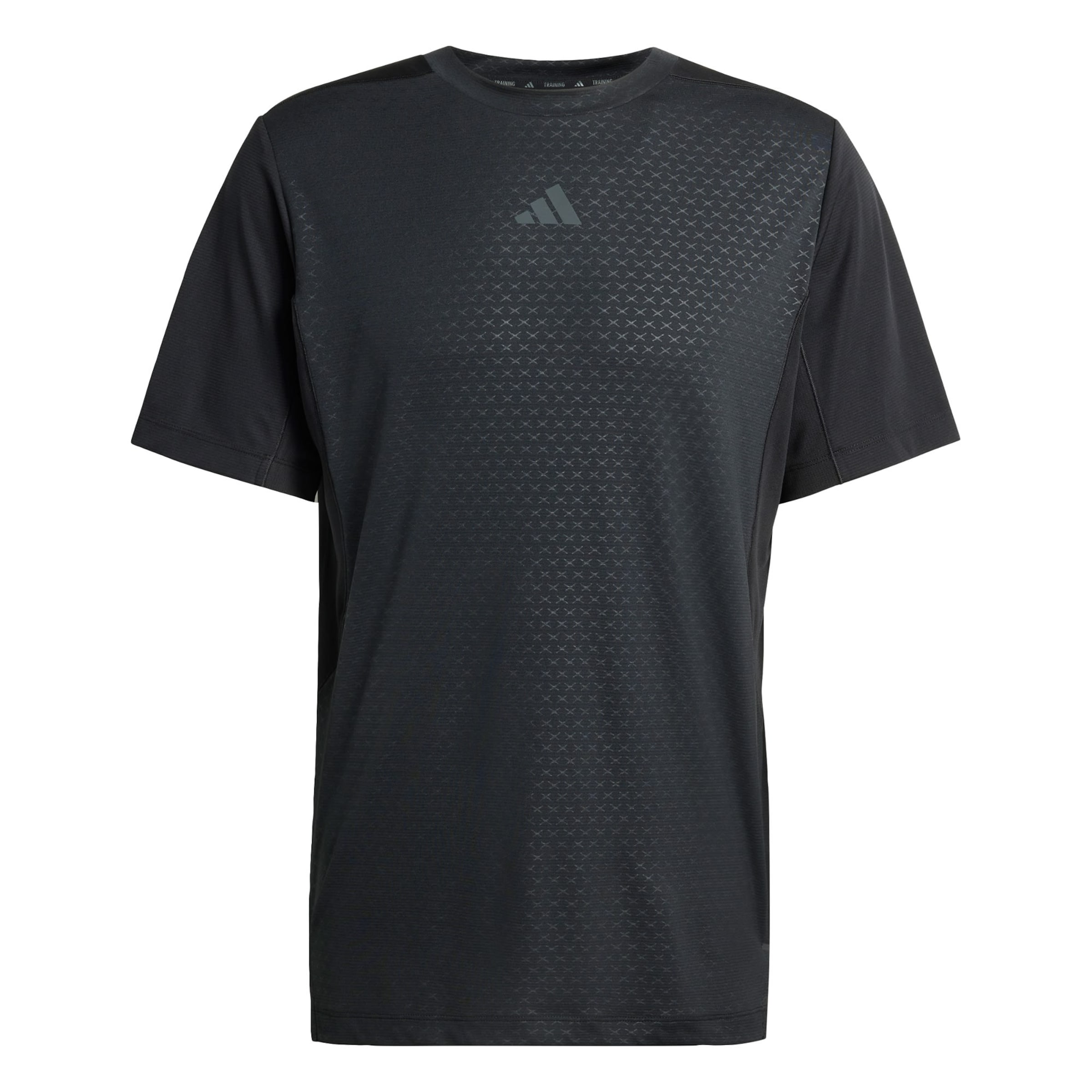 Tricou funcțional 'D4T POWER' de la ADIDAS PERFORMANCE pe negru: față