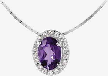 Jacques Lemans Necklace in Purple: front