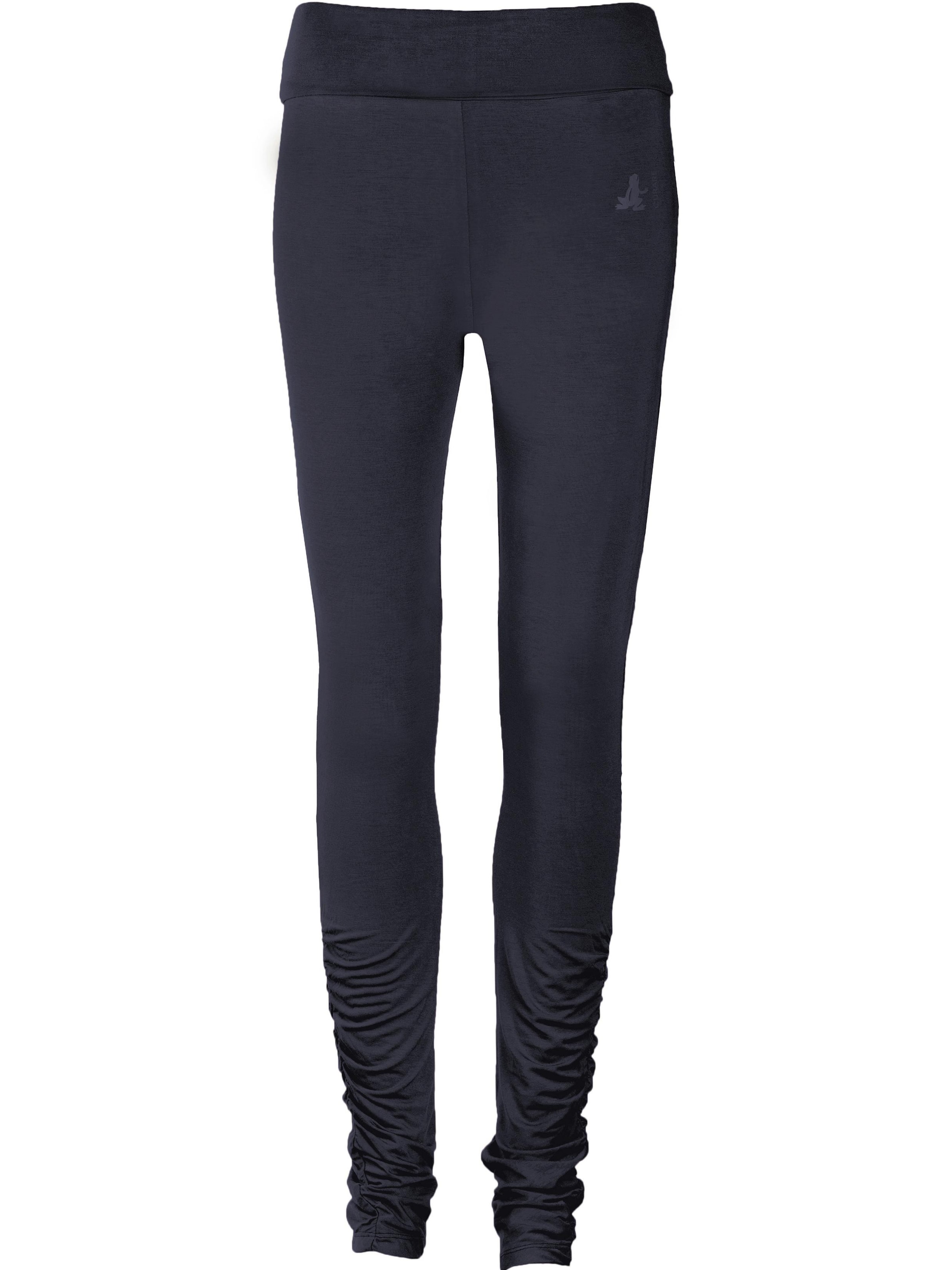 CURARE Yogawear Skinny Leggings in Blue: front