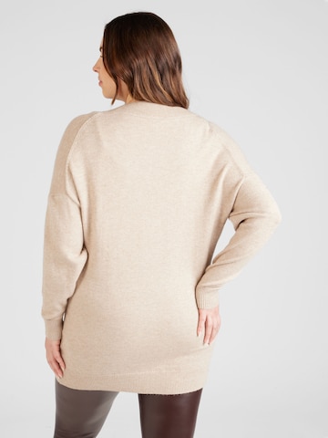 Cardigan 'ESLY' ONLY Carmakoma en beige