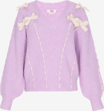 purpurinė MYMO Laisvas megztinis: priekis
