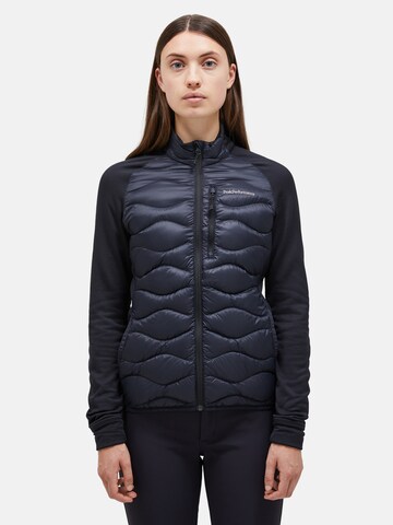 PEAK PERFORMANCE Outdoor Jacket in Black: front