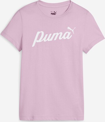 PUMA Μπλουζάκι 'ESS' σε λιλά: μπροστά