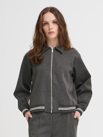 ICHI Between-Season Jacket 'IHKATE' in Grey: front