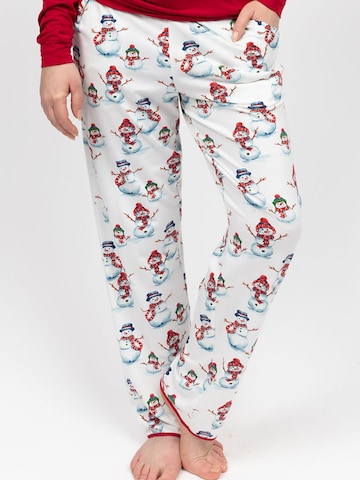 Cyberjammies Pyjamabroek in Wit: voorkant