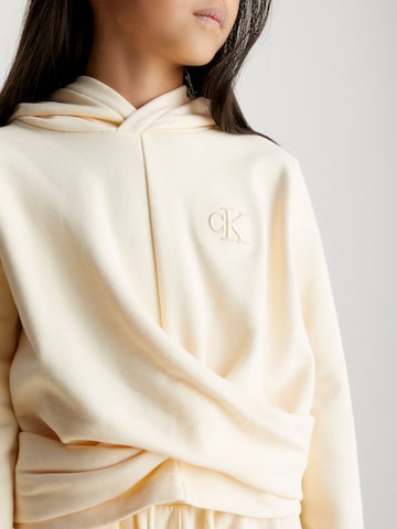 Calvin Klein Jeans Sweatshirt in Beige