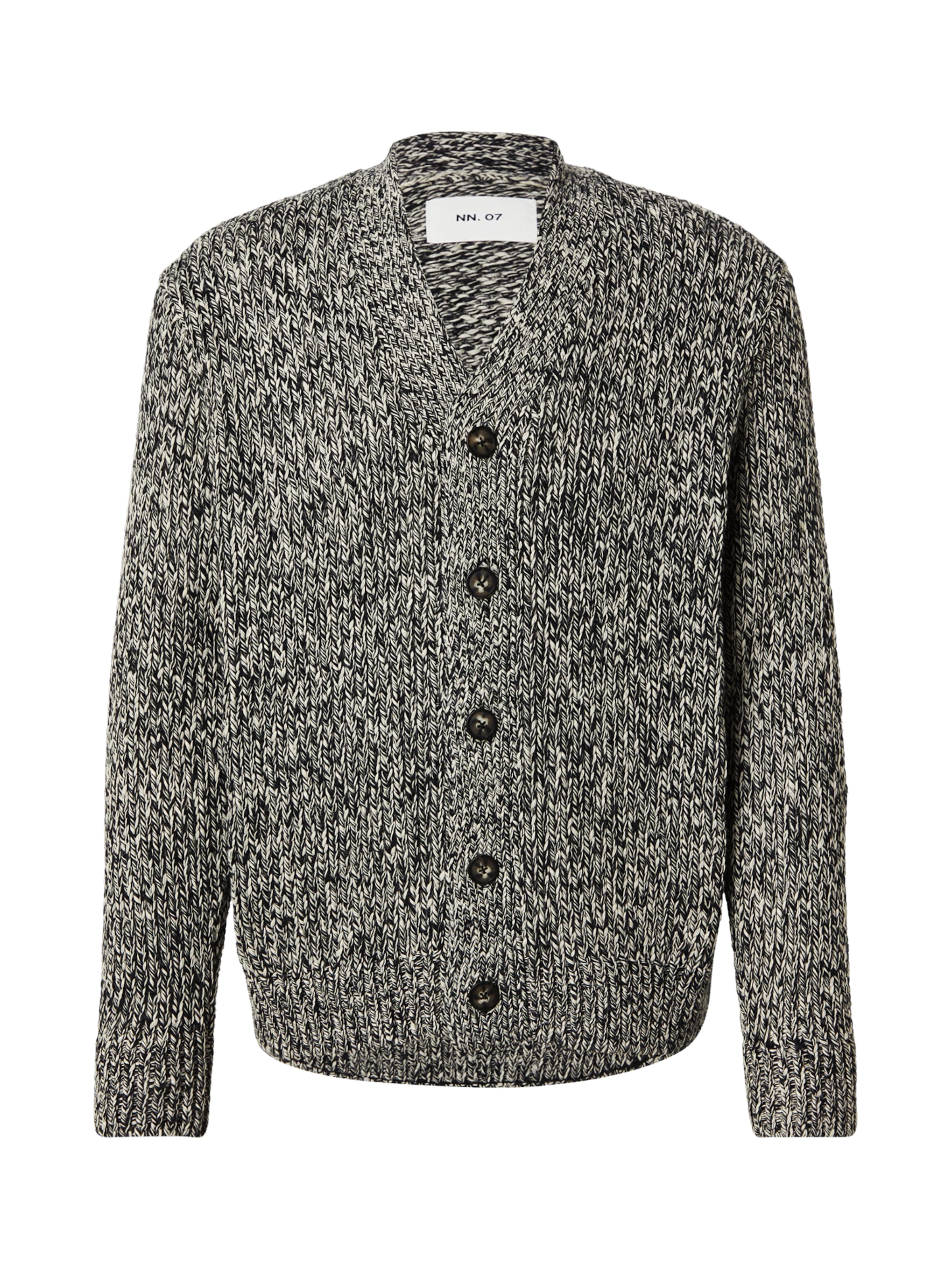 NN07 Strickjacke &#x27;Mika&#x27; in Schwarz: Vorderseite