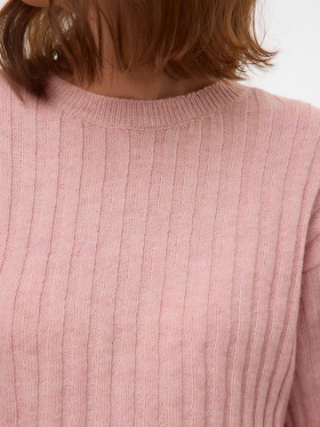 MAMALICIOUS Pulover 'MLMONIQUE' | roza barva