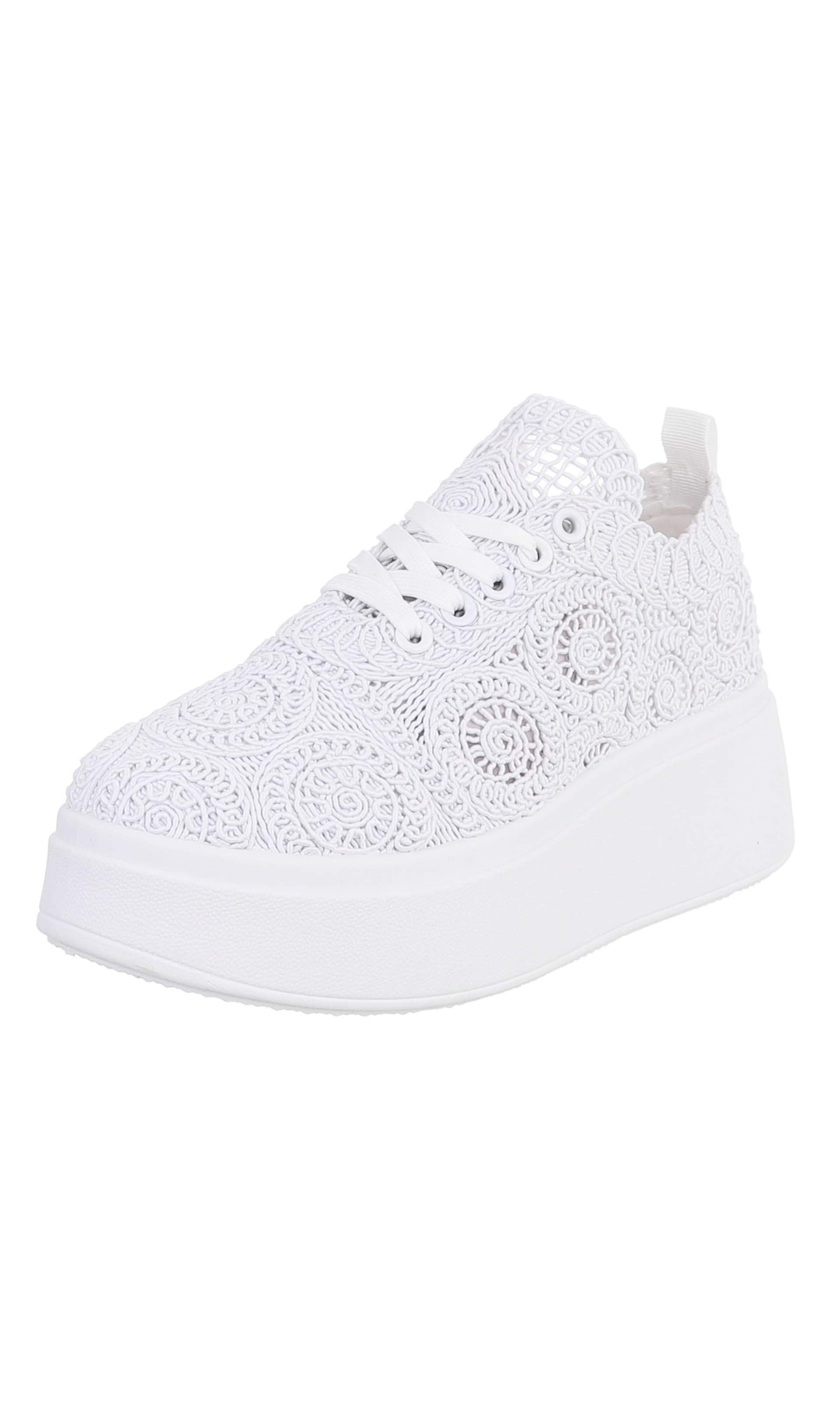 Ital-Design Sneaker in 36 in weiß, Produktansicht