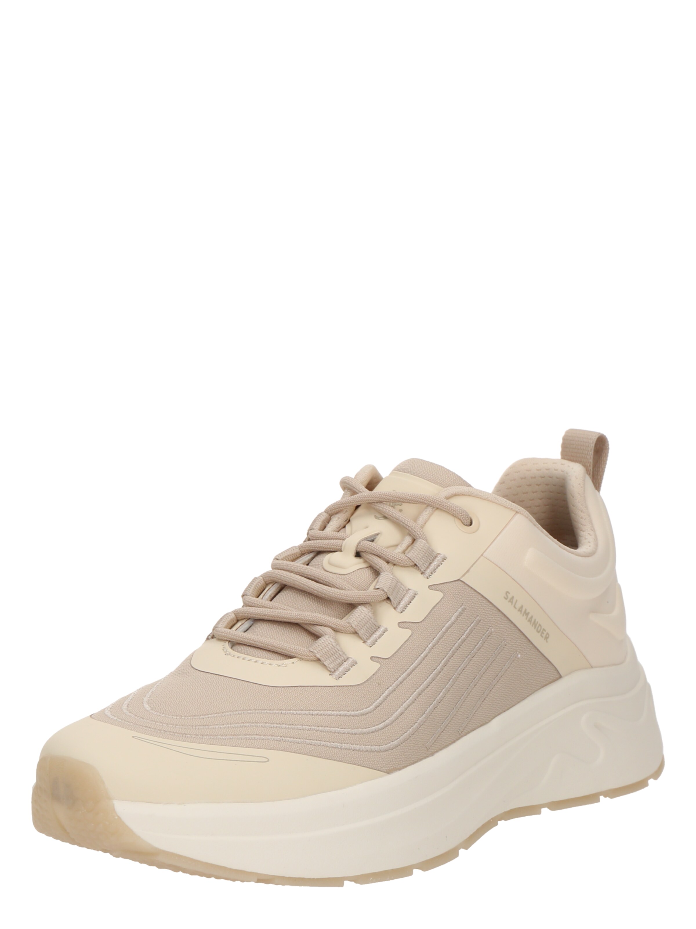 SALAMANDER Platform trainers in Beige: front