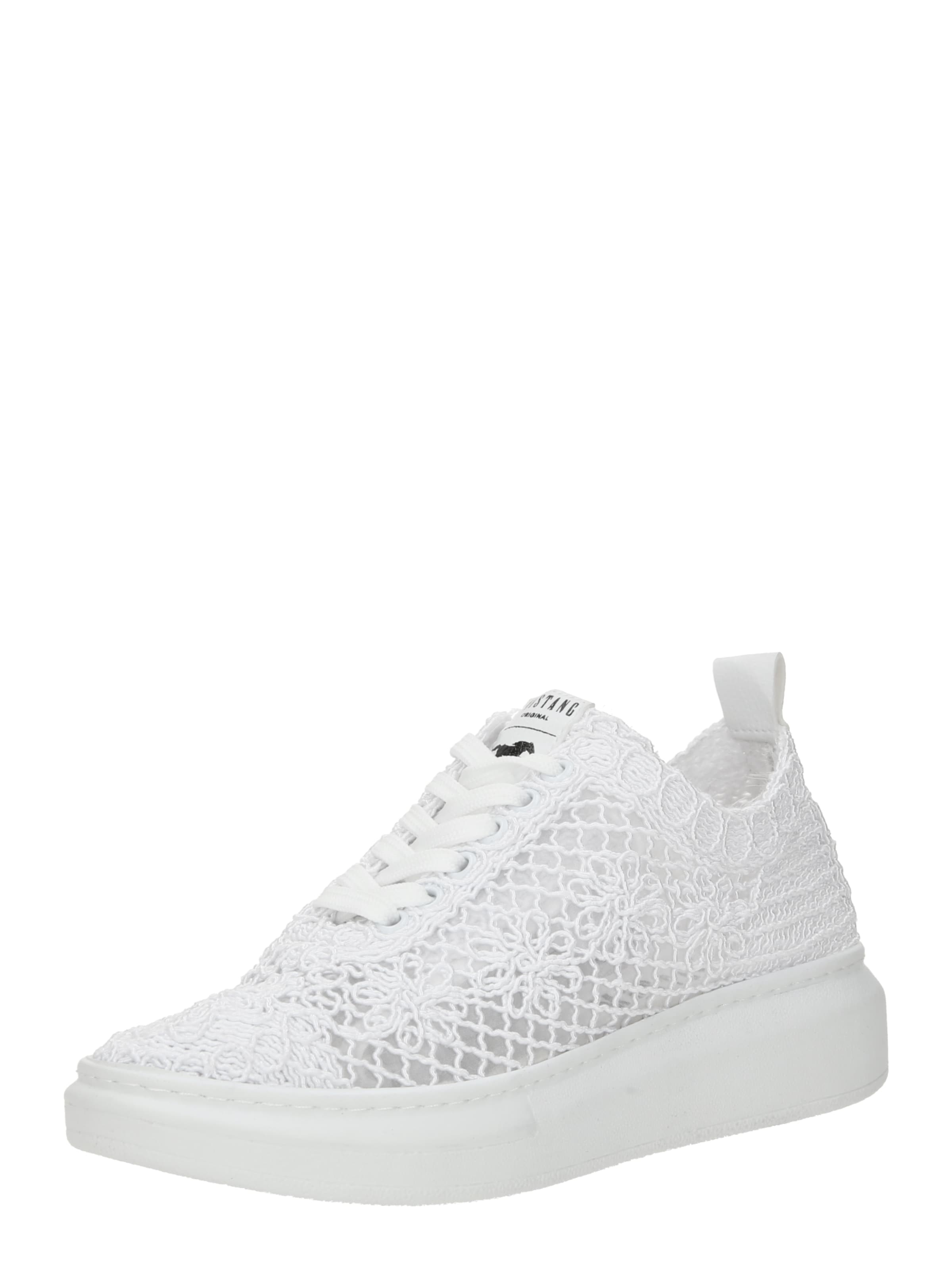 MUSTANG Sneakers in White: front
